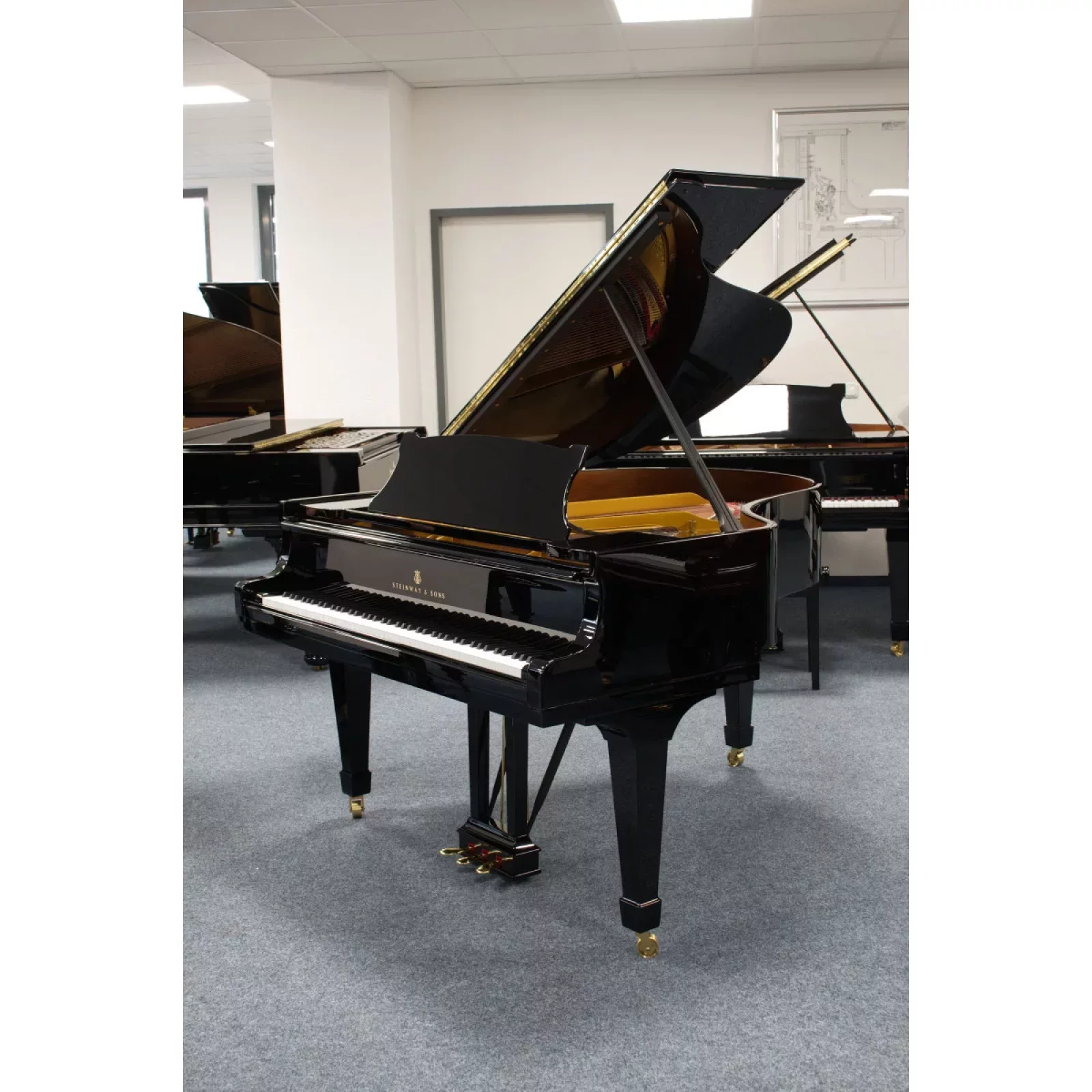 Używany, Steinway & Sons, M-170