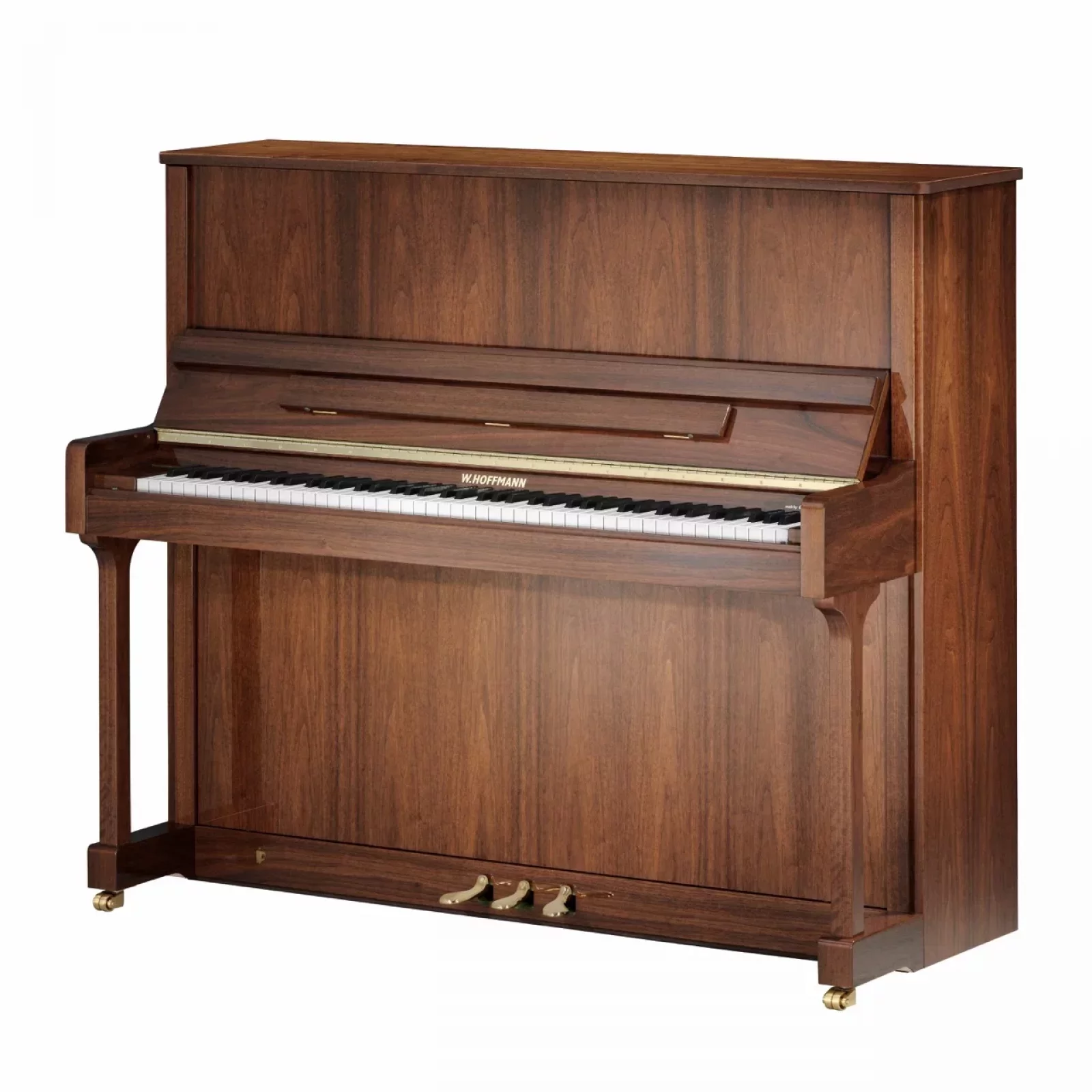 W. Hoffmann T-128 – neues akustisches Klavier 128 cm, Nussbaum-Finish