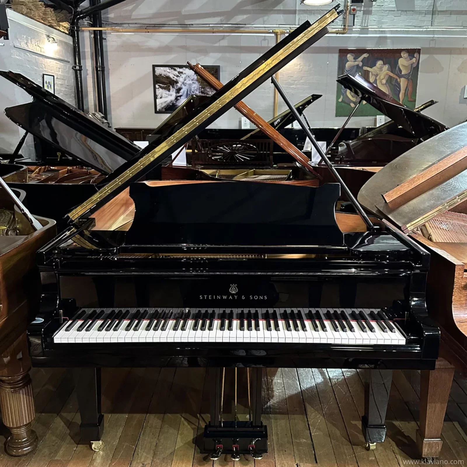 Używany, Steinway & Sons, B-211