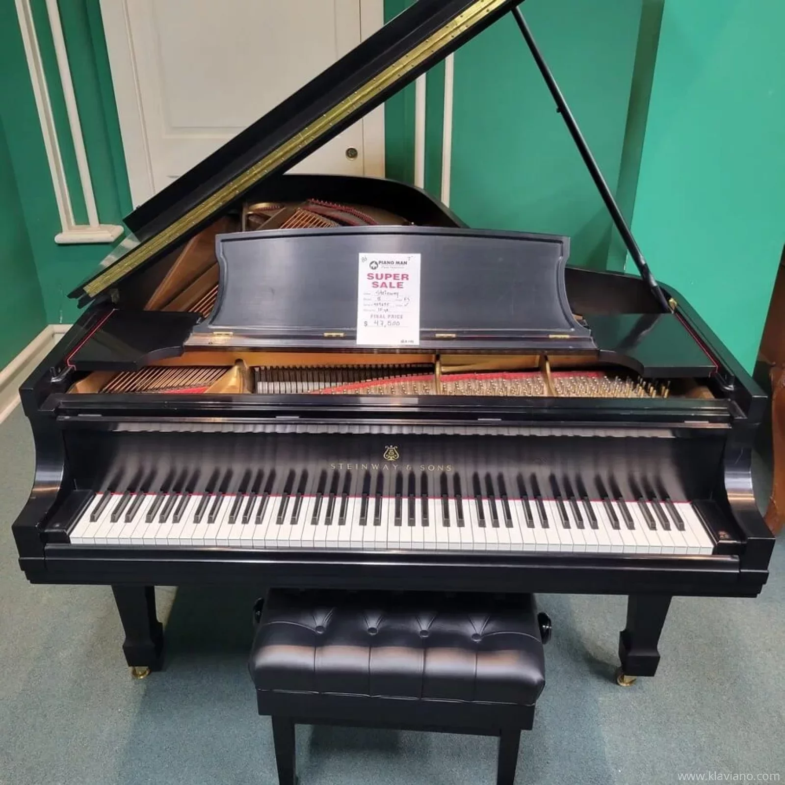 Used Steinway & Sons B-211 | 213 Cm | College_park | Tuning Included In ...