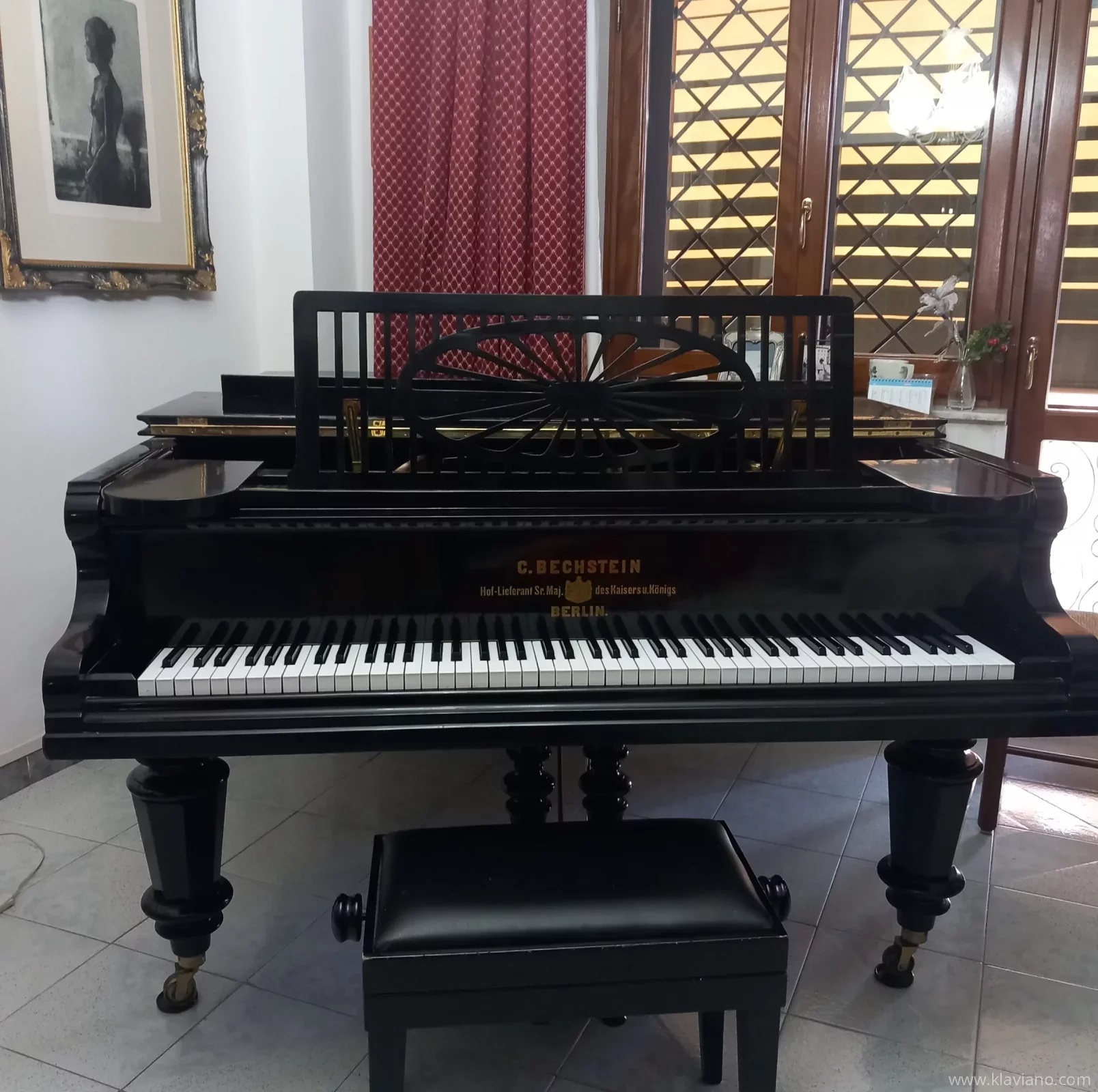 Używany, C. Bechstein, V 200